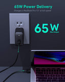 Aukey 65Watt Dual-Port PD Charger